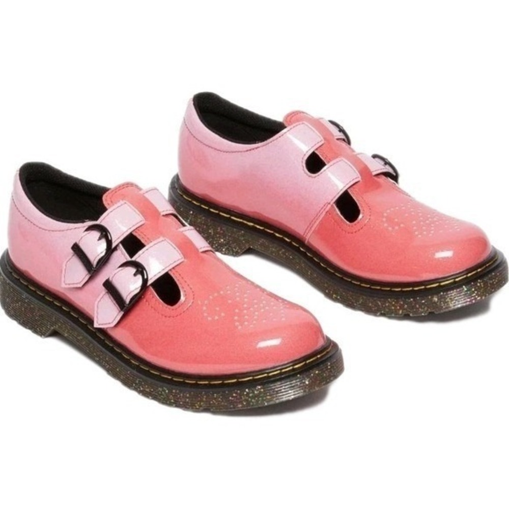 Dr. Martens 8065 Mary Jane Pink Ombre Gradient Glitter US Women 5 EU 36 UK 3New